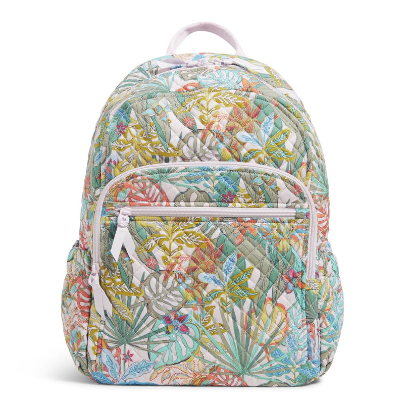 vera bradley reactive cooler backpack in rain forest canopy coral Outlet Essential Lightweight, Water-Repellent Fluorite Green, Size: 23 L Endorsed by the American Chiropractic Association Vera Bradley Rain Forest Canopy