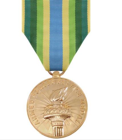 Vanguard FS Medal Anodized Armed Forces Service