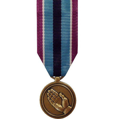 Vanguard Mini Medal Humanitarian Service