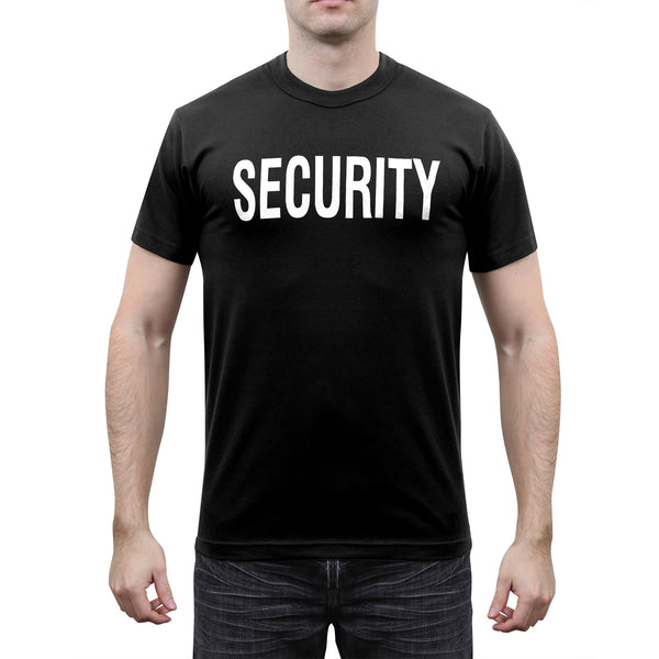 Rothco Mens Two-Sided Security T-Shirt - Size 2XL