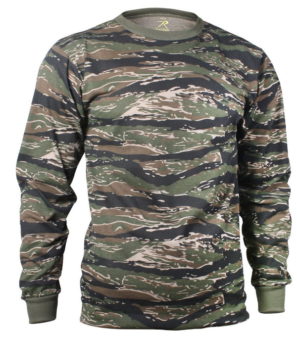 Rothco Mens Camo Long Sleeve T-Shirt