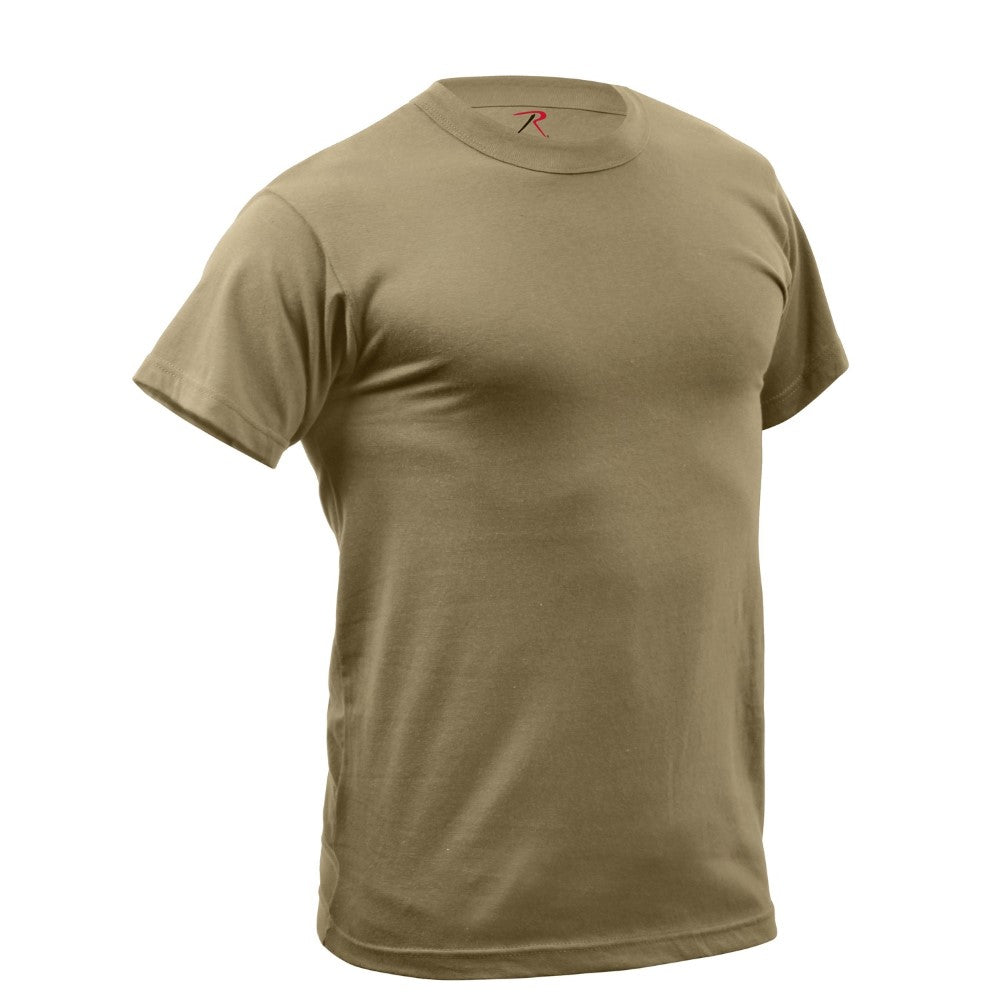 Rothco Mens Quick Dry Moisture Wicking Short Sleeve T-Shirt