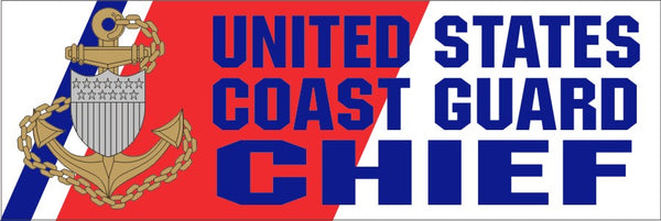 Coast Guard Bumper Sticker - Chief