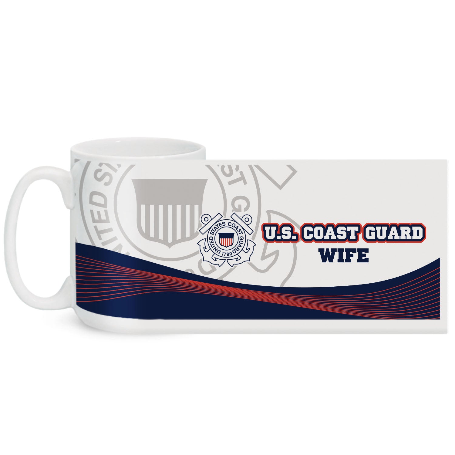 Coast Guard Mug - Wife