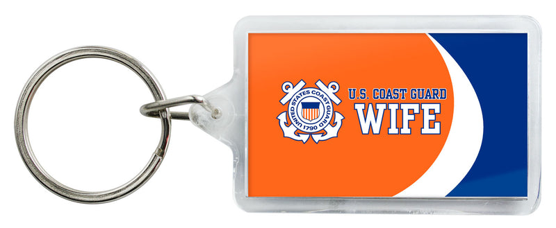 Coast Guard Keychain - Wife