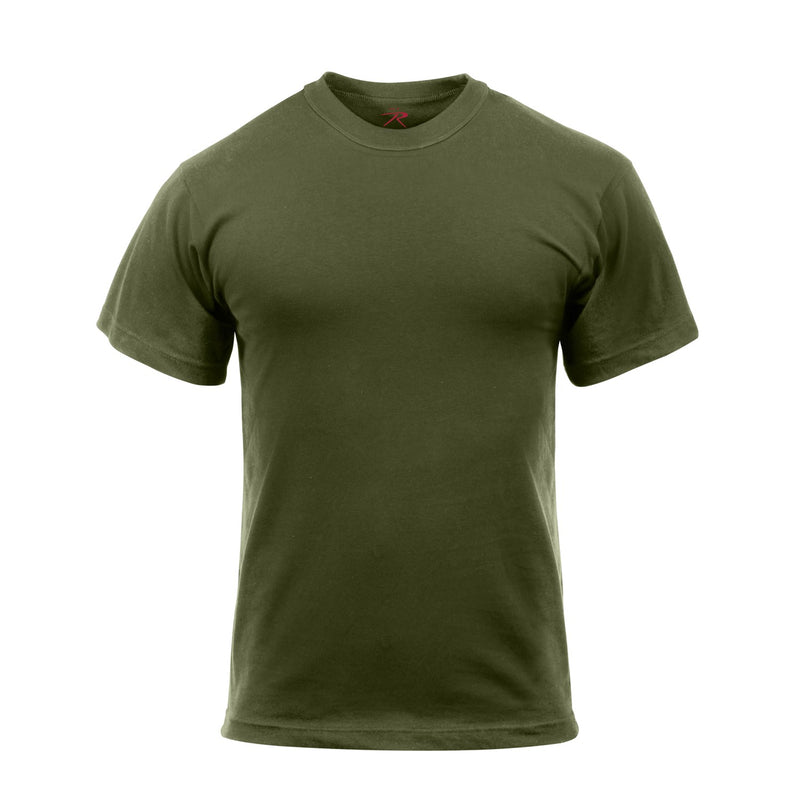 Rothco Mens Solid Color Cotton/Polyester Blend Military T-Shirt - Size 2XL