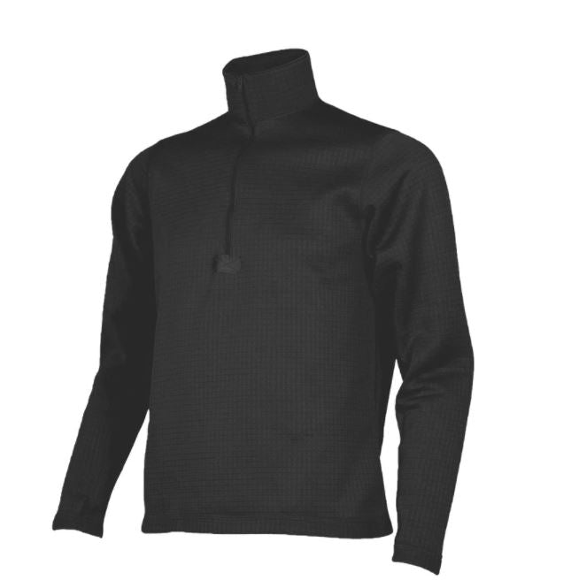 Rothco Mens ECWCS Crew Neck Long Sleeve Shirt - Black - Size 2XL