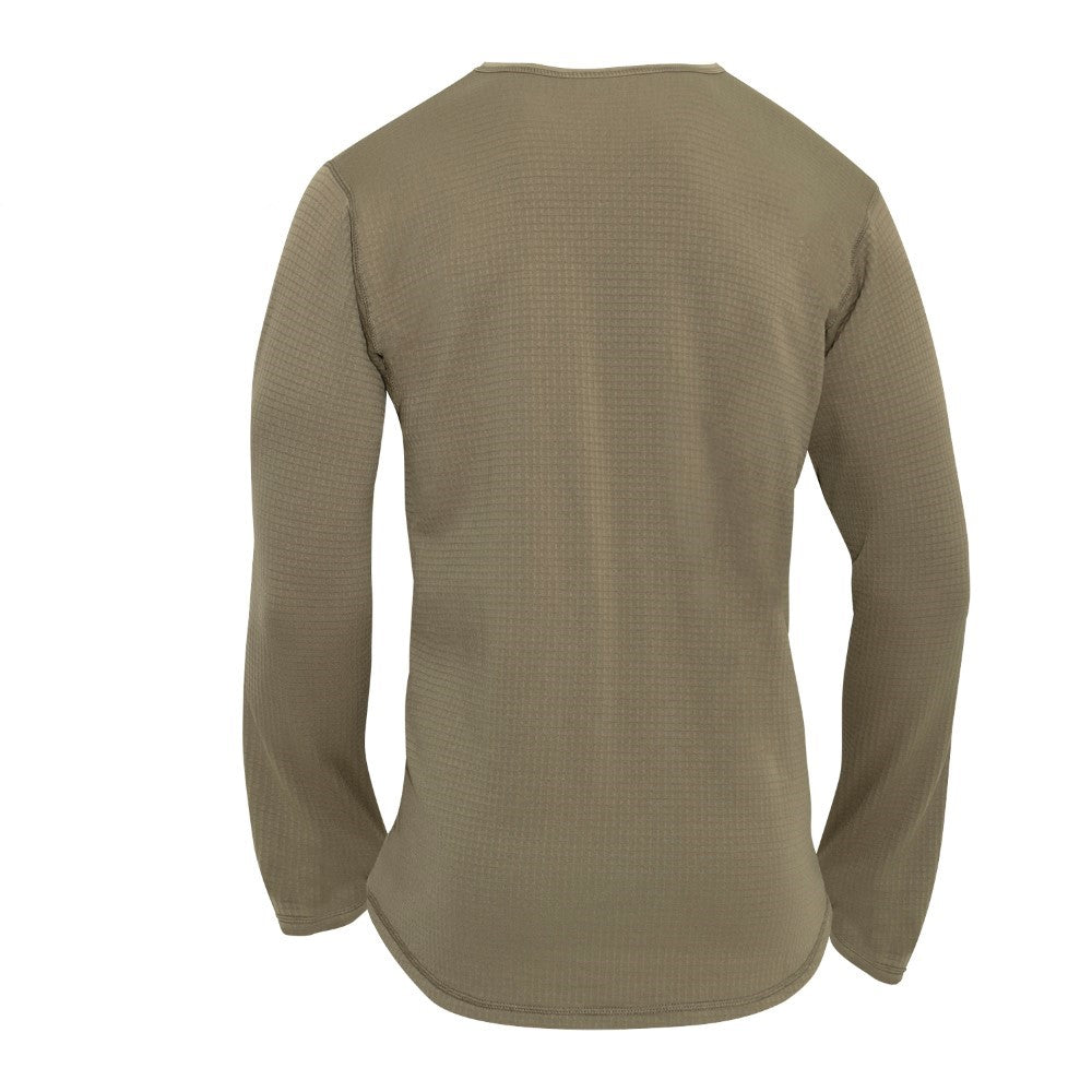 Rothco Mens Gen III Thermal Knit Crew Long Sleeve Top - Level II
