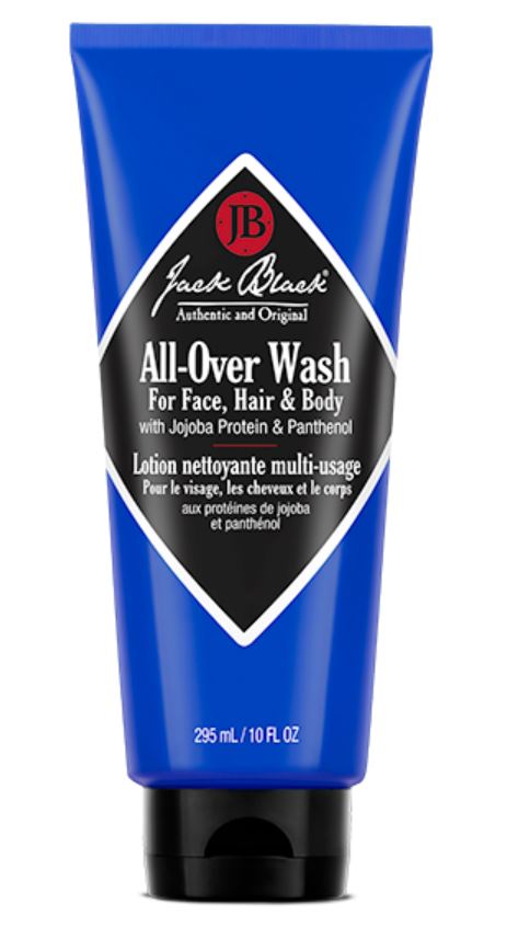 Jack Black All-Over Wash - Jojoba Protein & Panthenol - 10 oz.