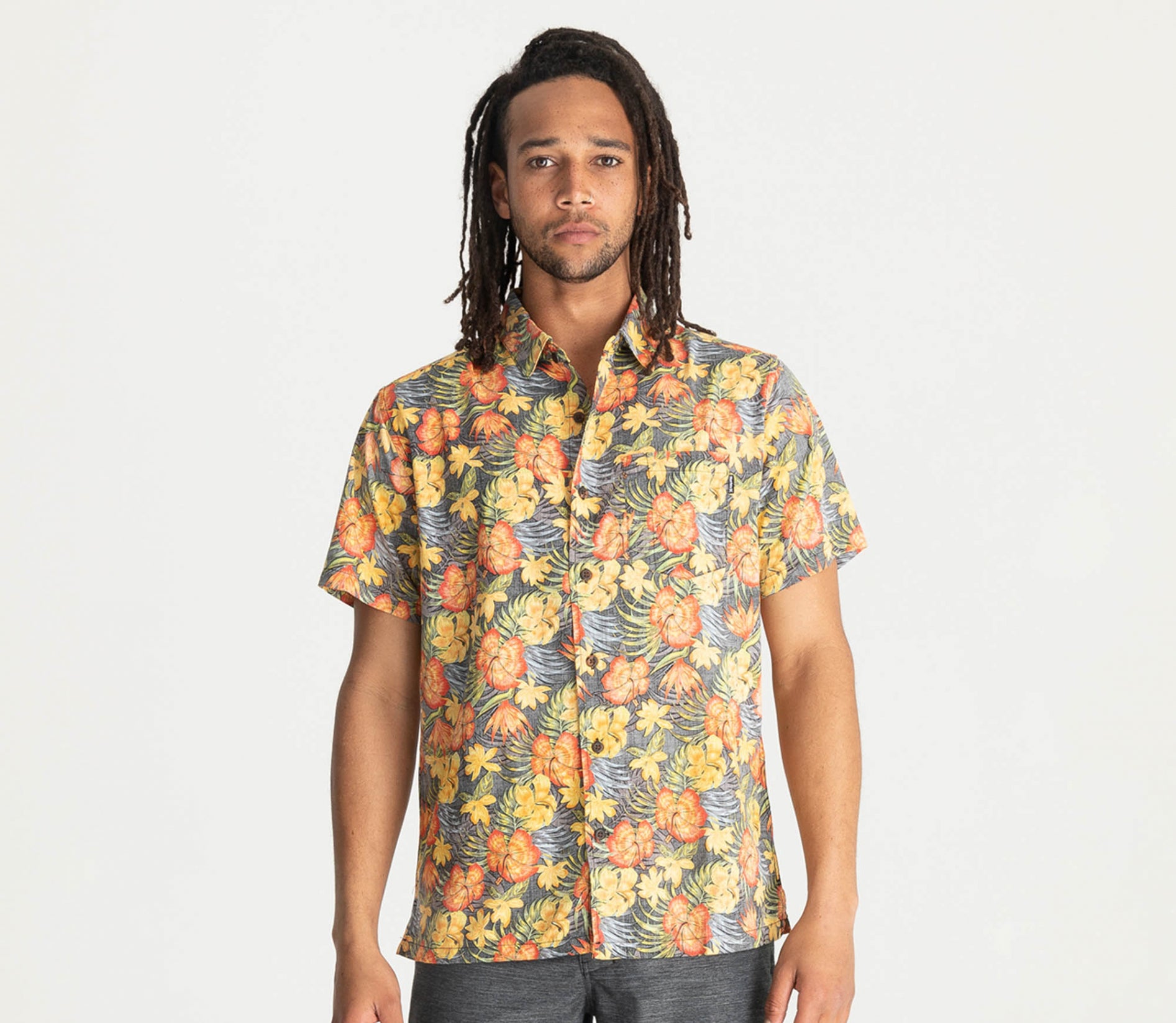 hurley dress shirt Men's Casual Button Down Shirts Hurley