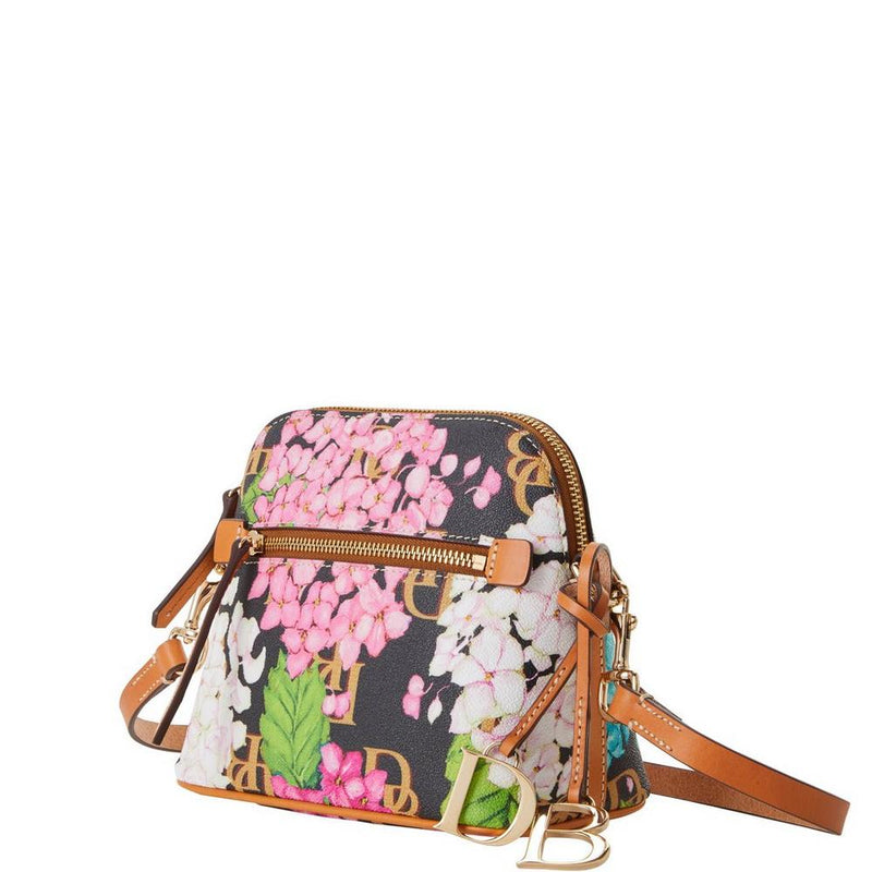 Dooney & Bourke Hydrangea Monogram Domed Crossbody Handbag