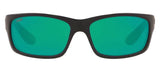 Costa Del Mar Mens Jose Blackout Frame - Green Mirror 580 Plastic Lens - Polarized Sunglasses