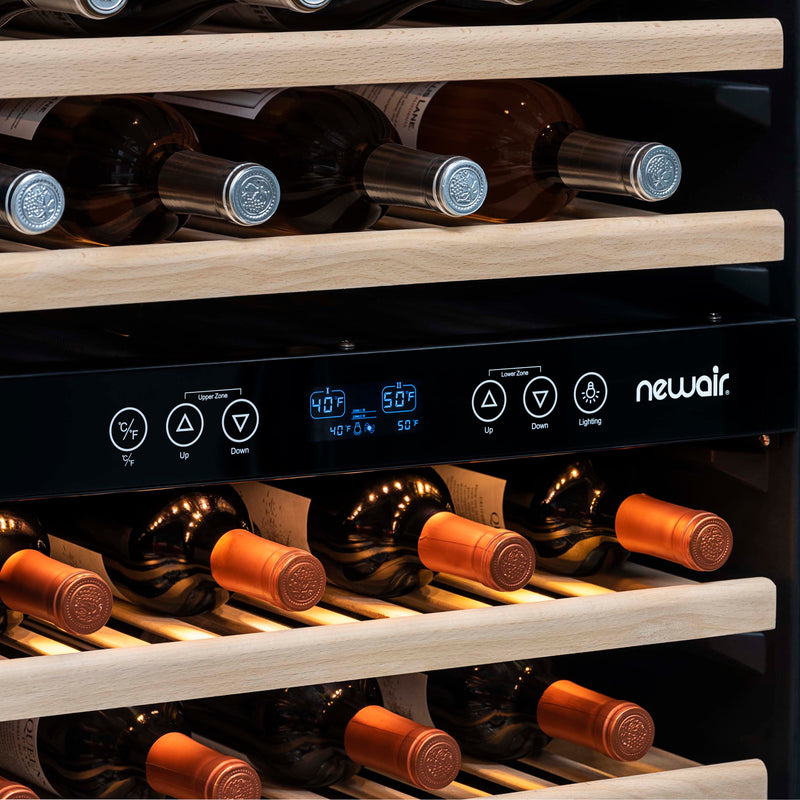 NewAir 116 Bottle Dual Zone Compressor Wine Cooler