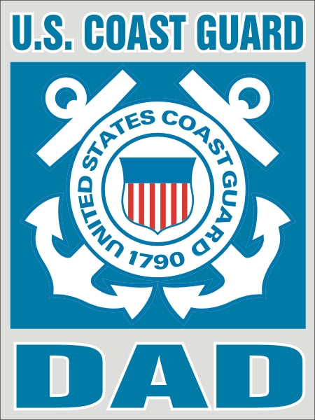 Coast Guard Decal - Dad