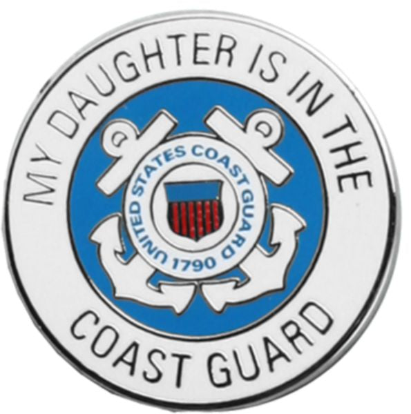 Coast Guard Lapel Pin - My Daugher Is In The Coast Guard