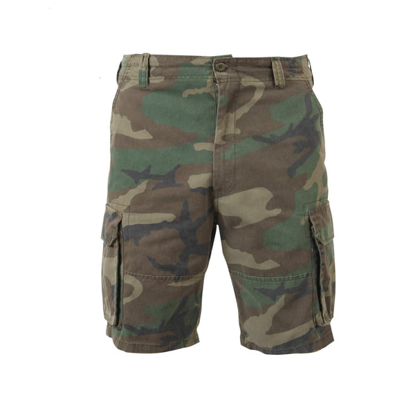 Rothco Mens Vintage Camo Paratrooper Cargo Shorts - Size 2XL