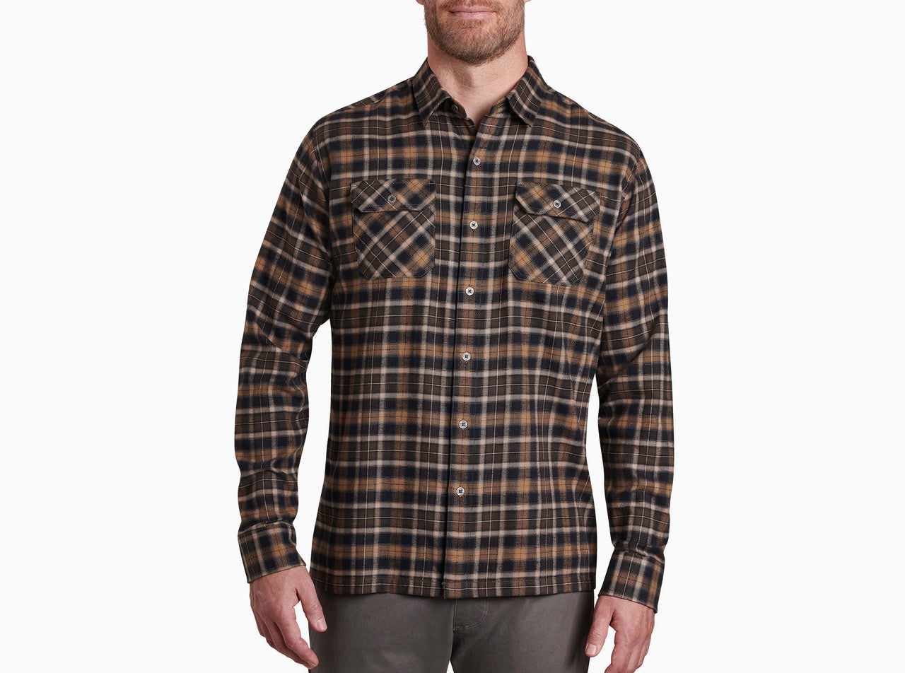 KÜHL Mens Dillingr Long Sleeve Flannel Shirt