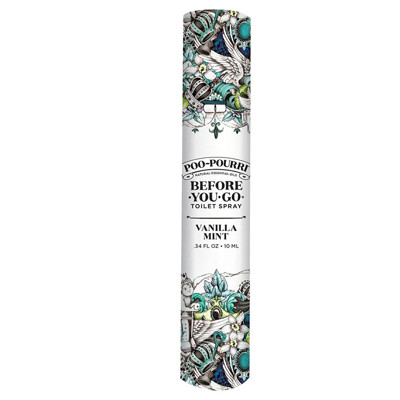 Poo~Pourri Before-You-Go Vanilla Mint Scent Toilet Spray - 0.34 oz.