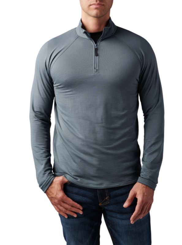 5.11 Mens Stratos 1/4 Zip Long Sleeve Shirt