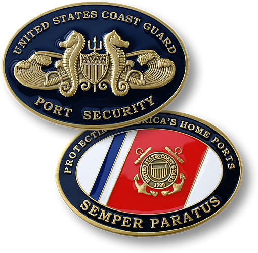 Coast Guard Challenge Coin - Port Security Officer