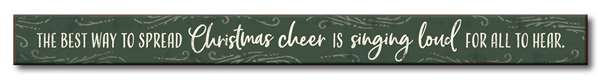 My Word! Skinny Wooden Sign - The Best Way To Spread Christmas