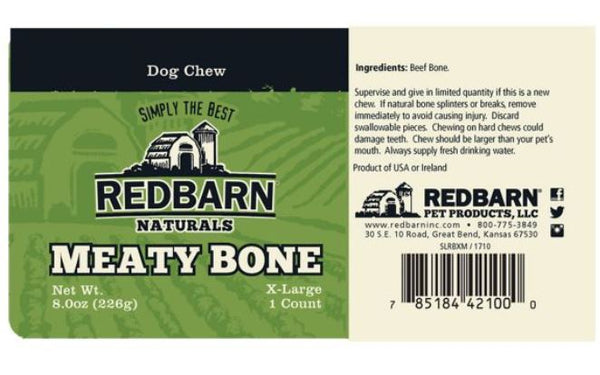 Redbarn Naturals Meaty Bone XLarge Dog Treats