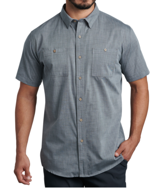 KÜHL Mens Karib Stripe Short Sleeve Shirt