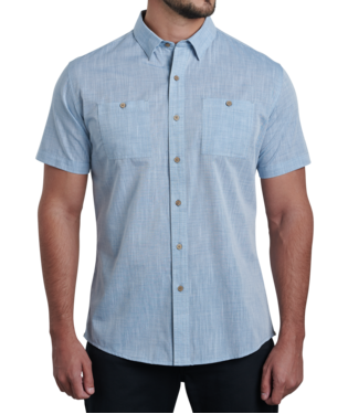 KÜHL Mens Karib Stripe Short Sleeve Shirt