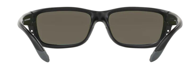 Costa Del Mar Mens Zane Matte Black Frame Blue Mirror 580 Glass Lens Polarized Sunglasses