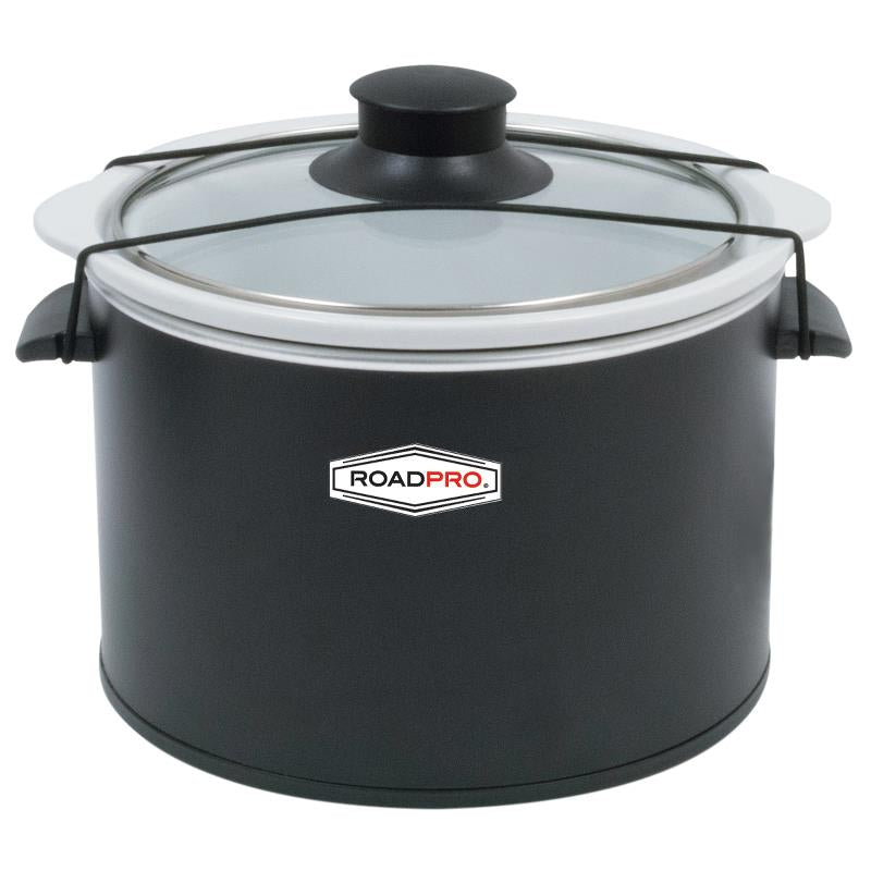 RoadPro 12-Volt 1.5 Quart Slow Cooker - Black