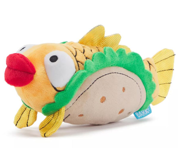 BARK Ernesto's Fish Taco Plush Dog Toy