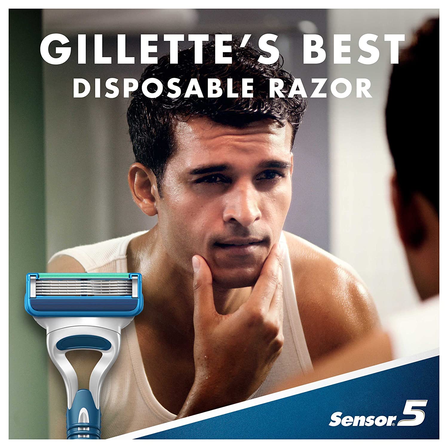 Gillette Mens Sensor5 Disposable Razor - 2 Count – ShopCGX
