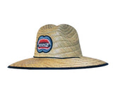 Hook & Tackle Mens Jaws Lifeguard Stretch Fit Premium Straw Fishing Hat
