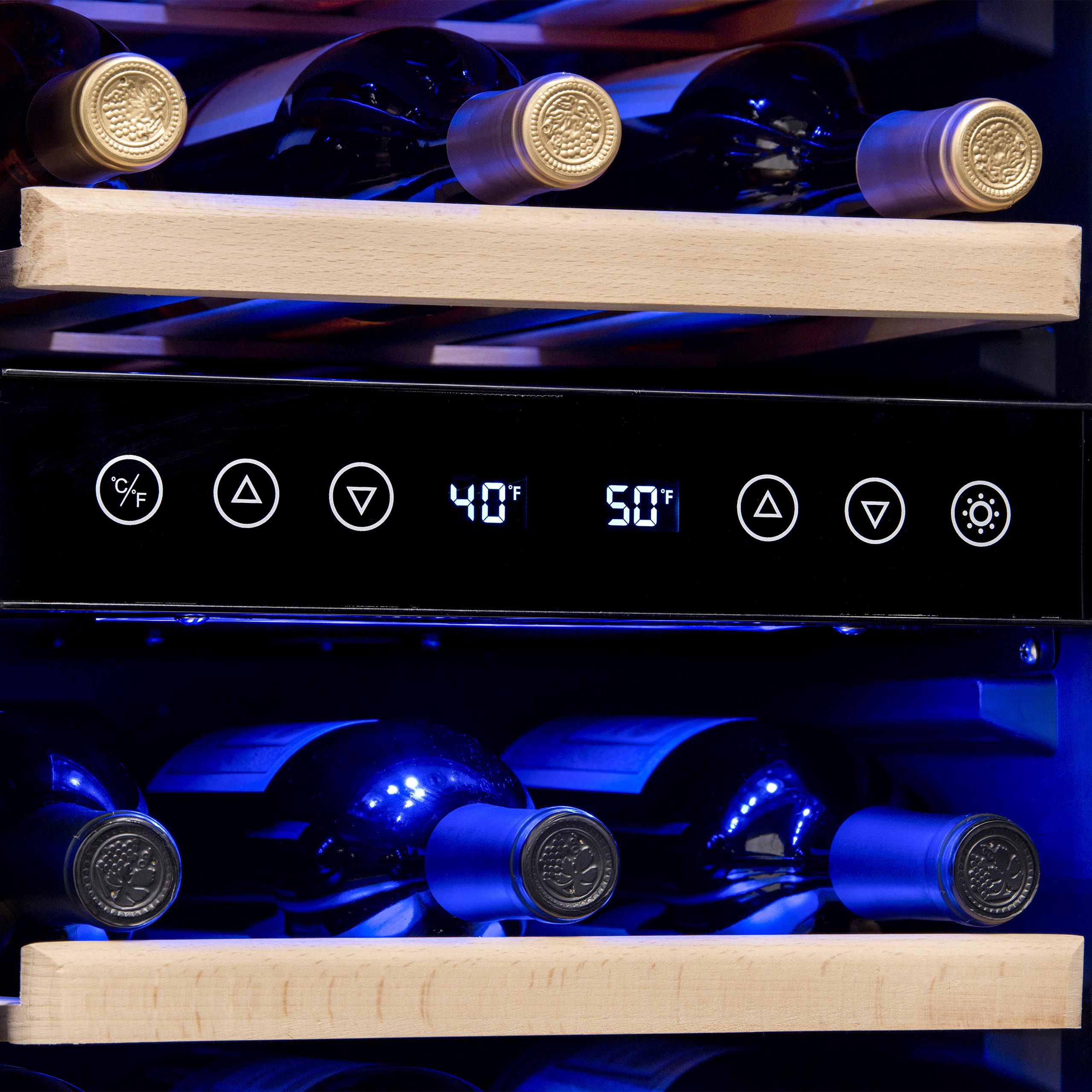 NewAir 29 Bottle Dual Zone Compressor Wine Cooler