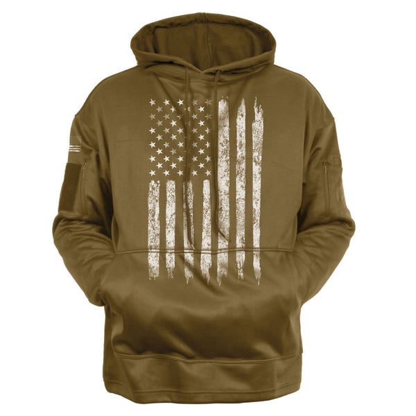 Rothco Mens U.S. Flag Concealed Carry Hoodie