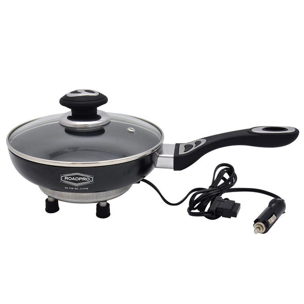 RoadPro 12-Volt Portable Frying Pan with Non-Stick Surface