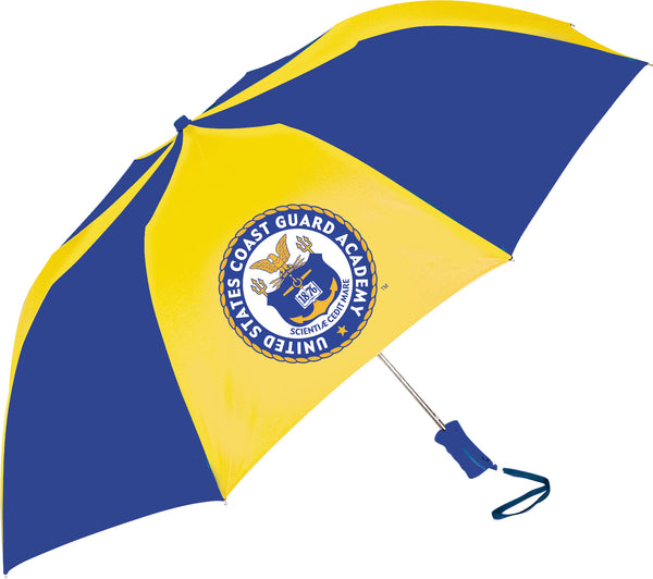 Coast Guard Academy Umbrella Royal/Gold - Flashlight