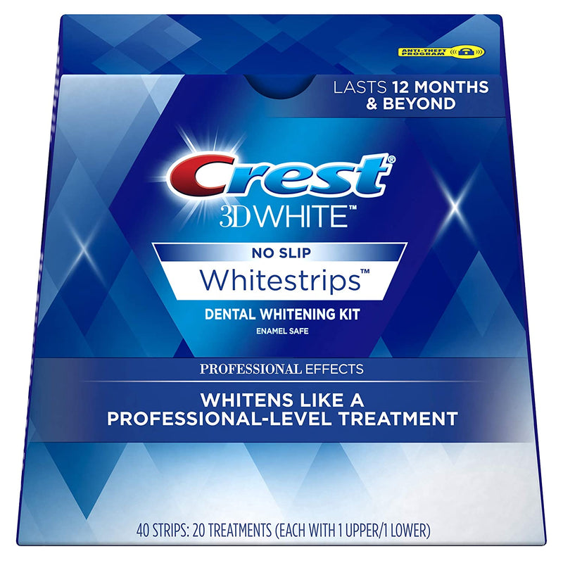 Crest 3D White Professional Effects Whitestrips Teeth Whitening Strips Kit