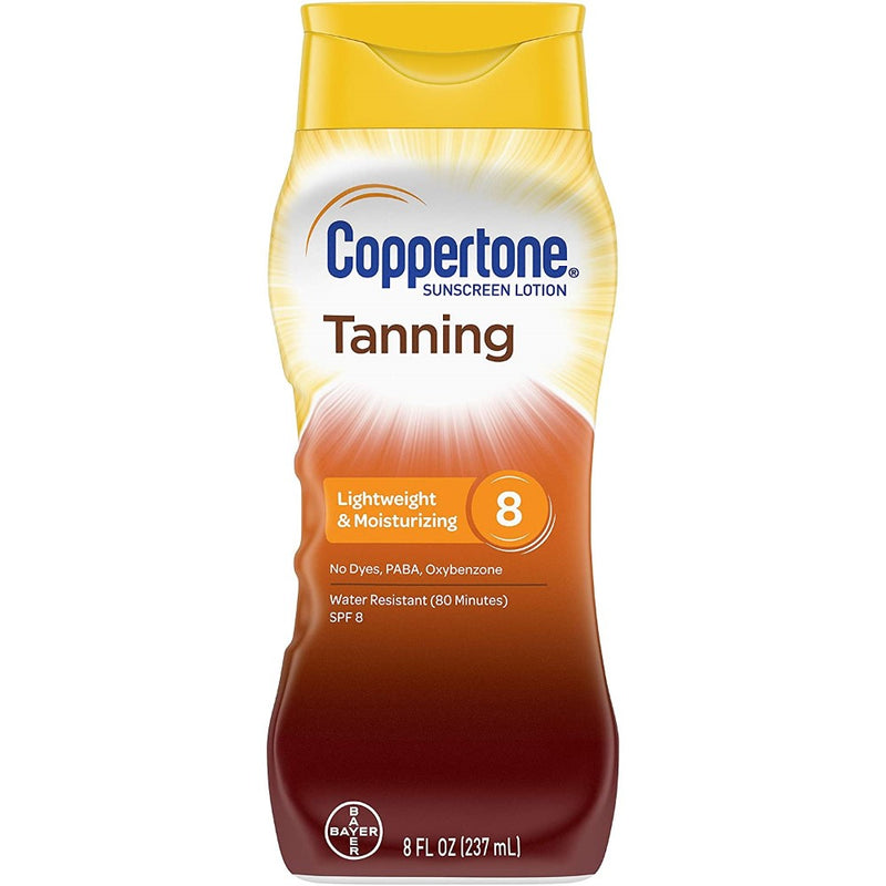 Coppertone Tanning Lotion - SPF 8 - 8.0 oz.
