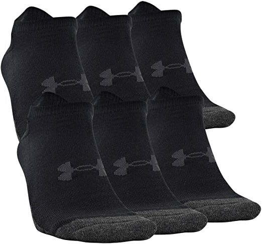 Under Armour Mens Performance Tech Lo Cut Sock - Large - 6 Pack