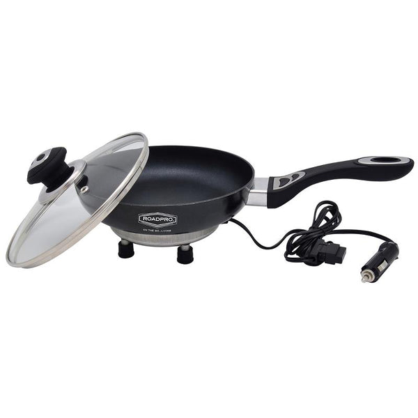 RoadPro 12-Volt Portable Frying Pan with Non-Stick Surface