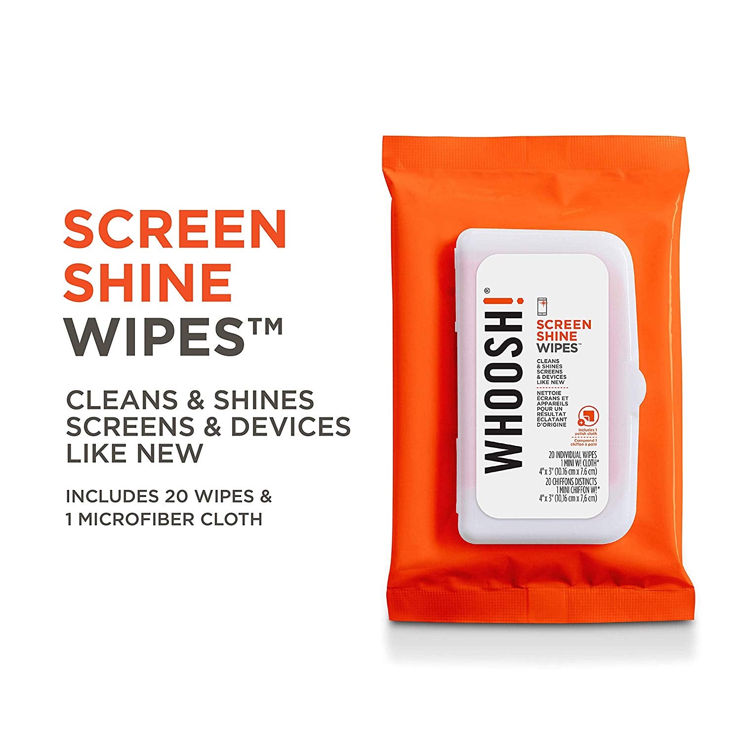 Whoosh! Screen Cleaner Wipes