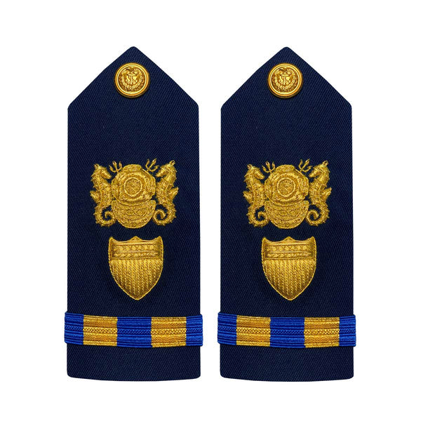 Vanguard Coast Guard Warrant Officer 2 Hard Male Shoulder Board: Diver