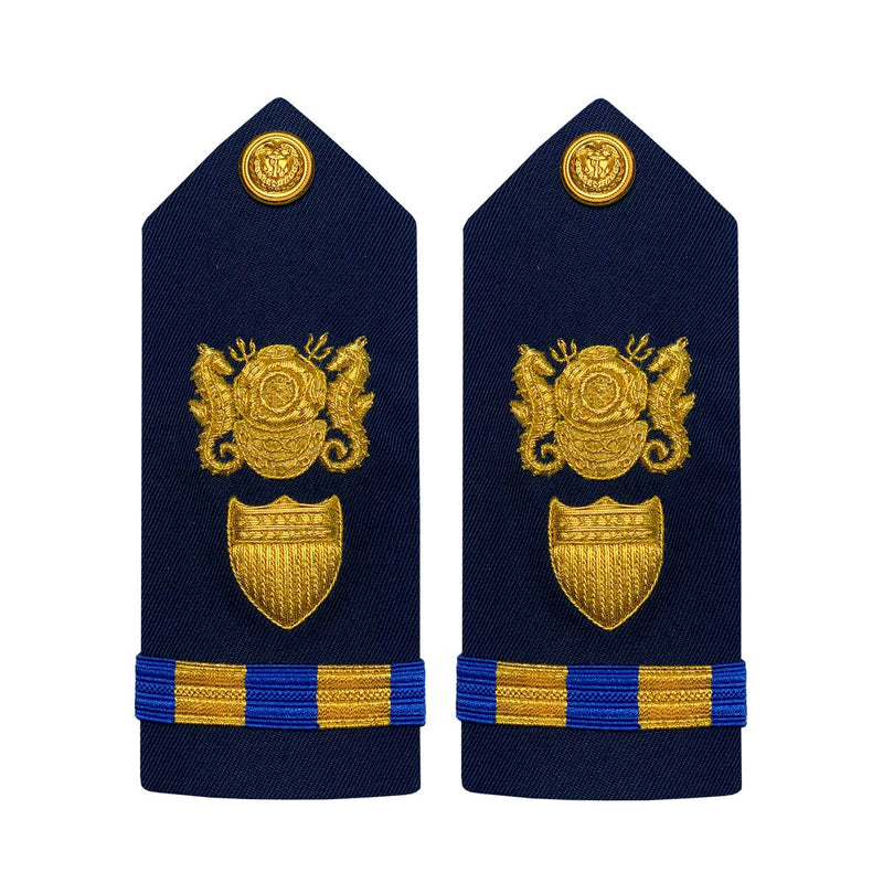 Vanguard Coast Guard Warrant Officer 2 Hard Male Shoulder Board: Diver