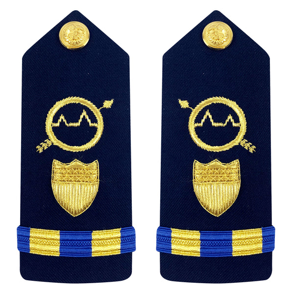 Vanguard Coast Guard Warrant Officer 2 Male Hard Shoulder Board: Operations Systems