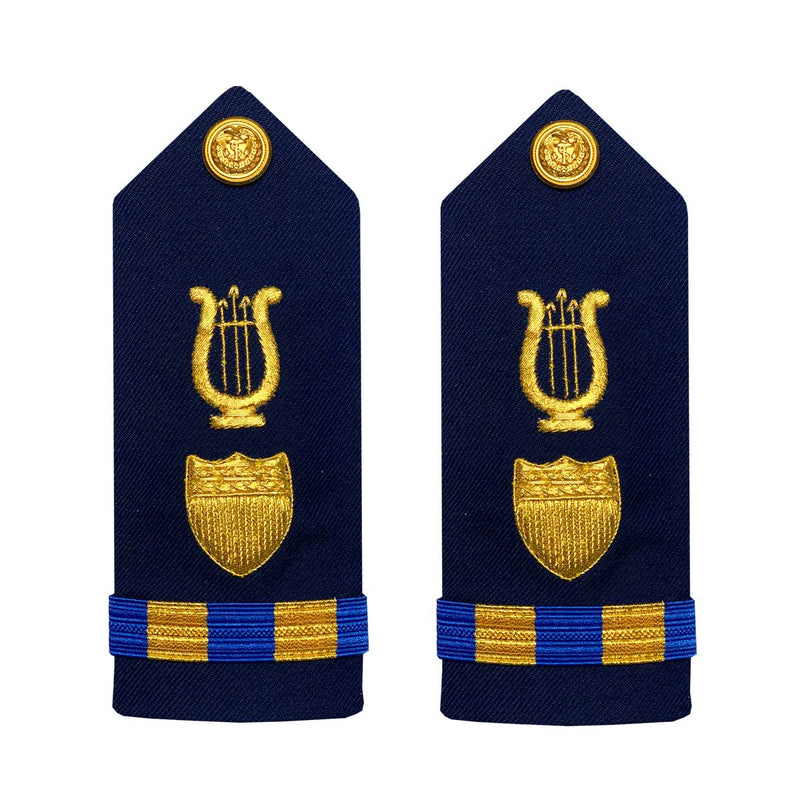 Vanguard Coast Guard Warrant Officer 2 Male Hard Shoulder Board: Bandmaster