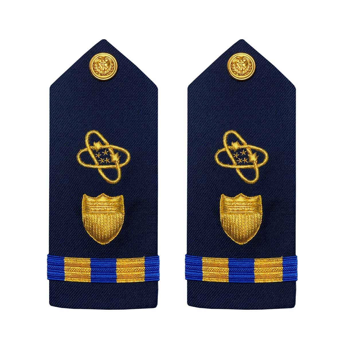 Vanguard Coast Guard Warrant Officer 2 Female Hard Shoulder Board: Electronics