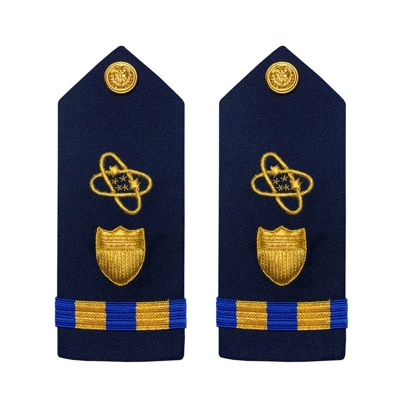 Vanguard Coast Guard Warrant Officer 2 Female Hard Shoulder Board: Electronics