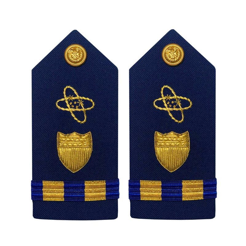 Vanguard Coast Guard Hard Female Shoulder Board: WO-2 ELECTRONICS