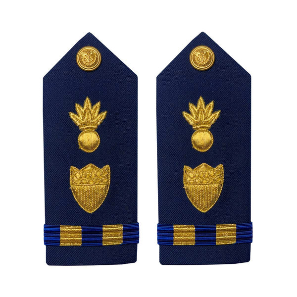 Vanguard Coast Guard Warrant Officer 2 Male Hard Shoulder Board: Weapons